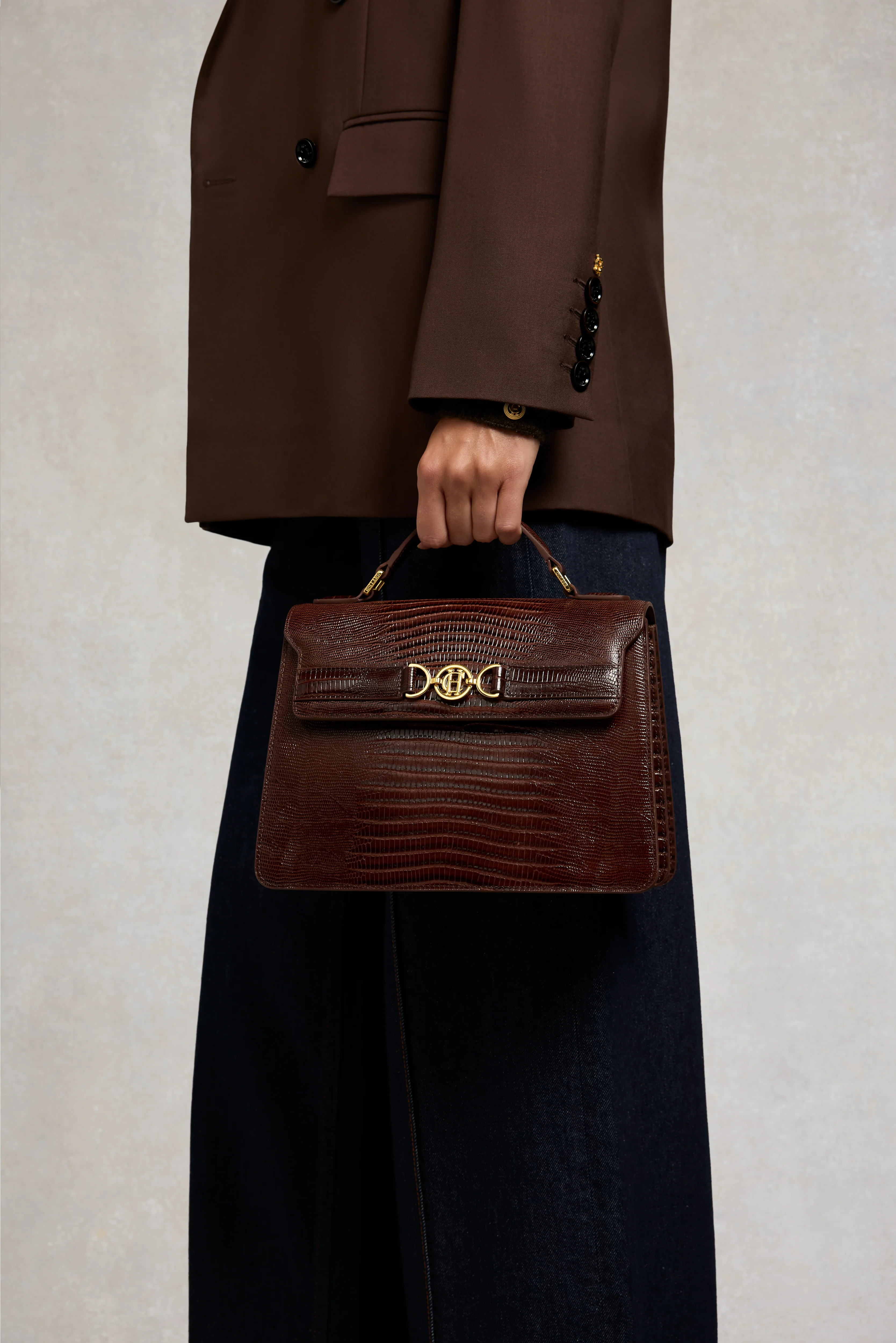 Cambridge Bag (Chestnut Lizard) - Image 3