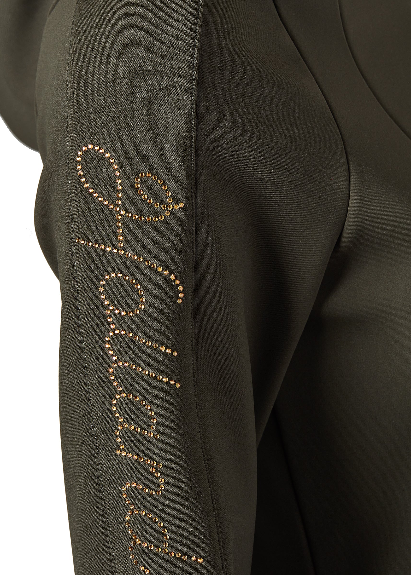 Crystal Zip Hoodie (Dark Olive) - Image 8