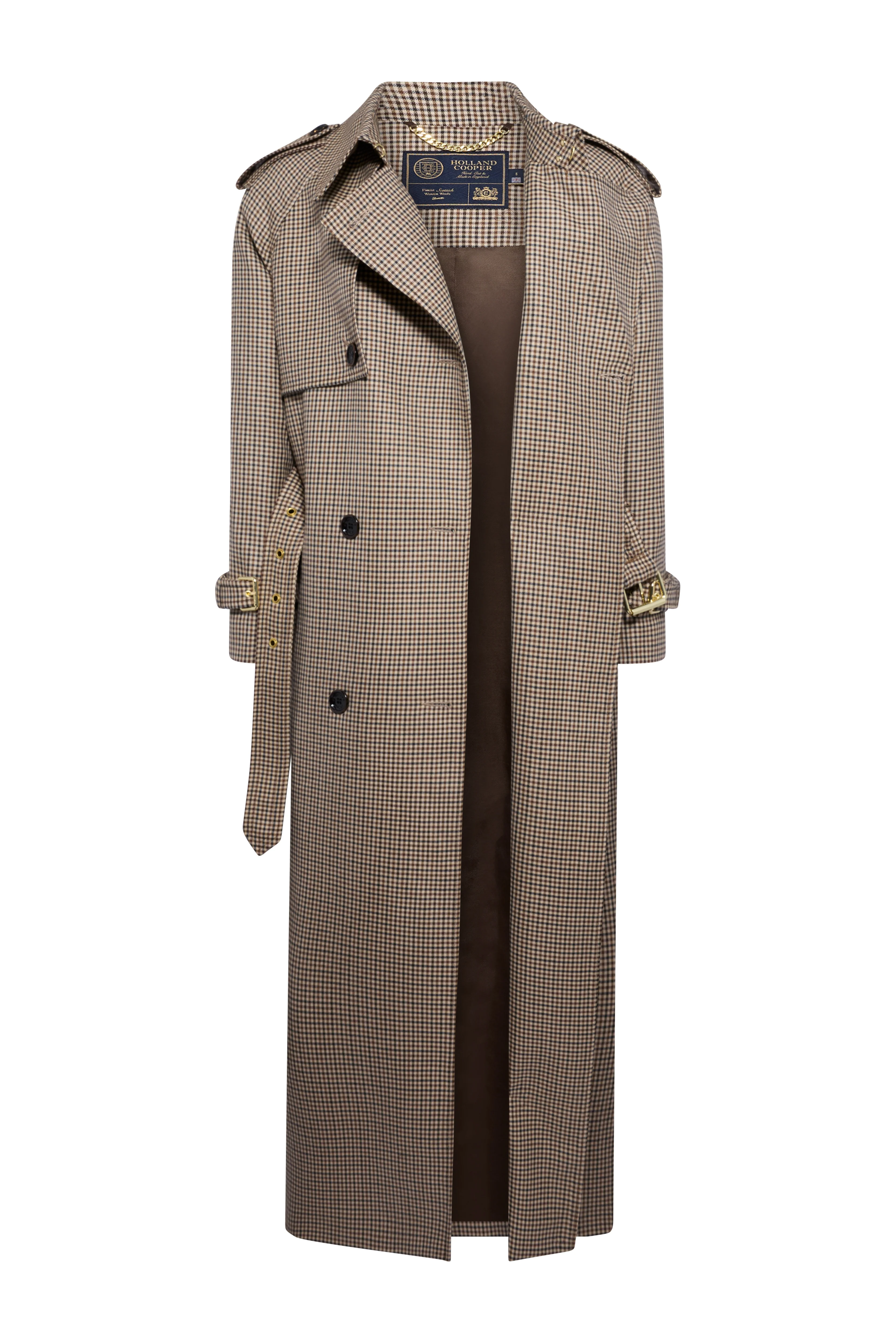 Full Length Soho Trench Coat (Westminster Tweed) - Image 8