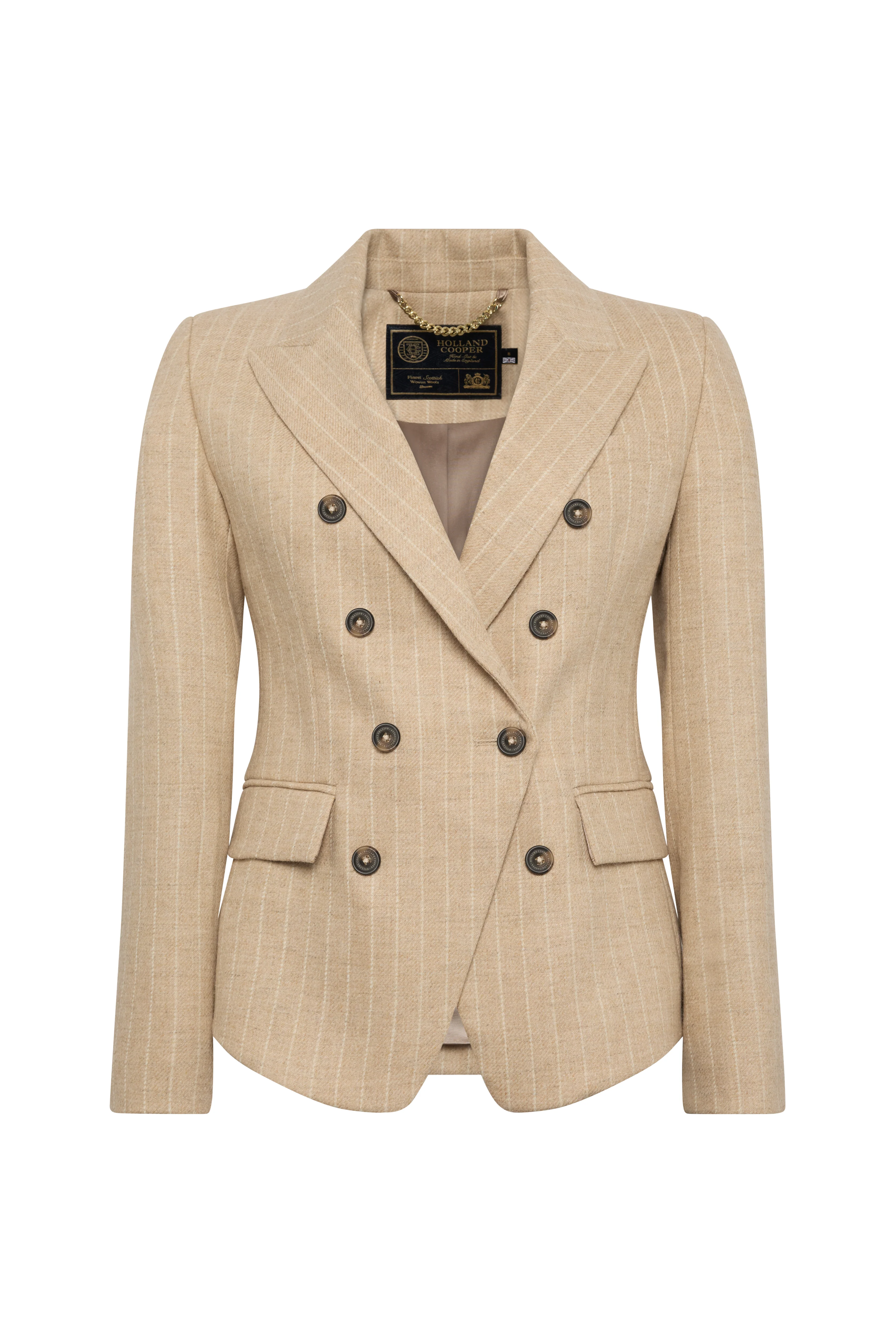 Laura Collett's Oatmeal Pinstripe Look - Image 3