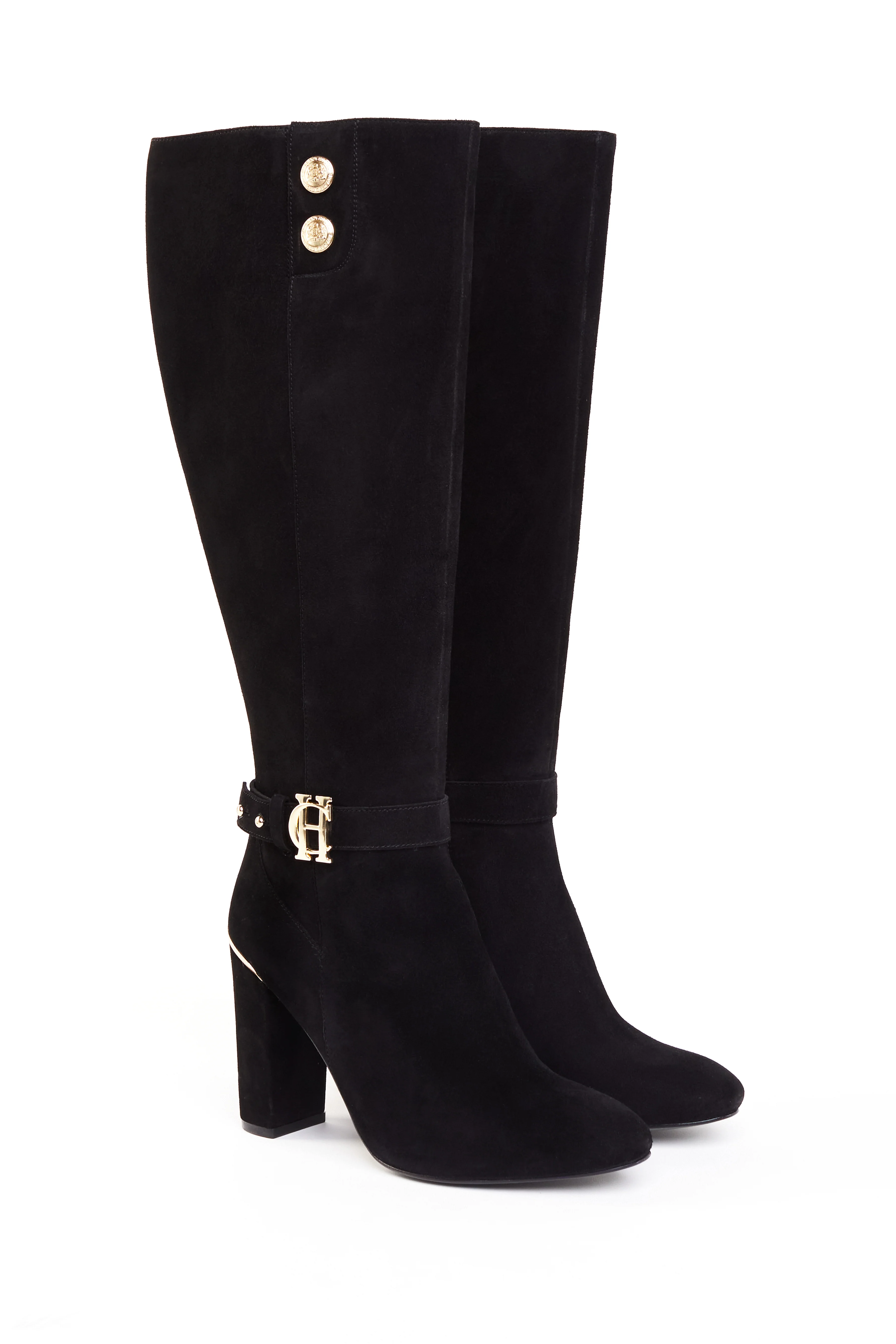 Marlborough Knee Boot (Black) - Image 6