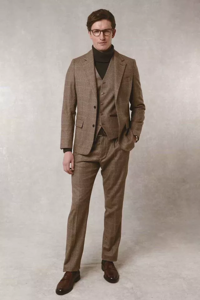 The Classic Trouser (Clarence Check Forest) - Image 5