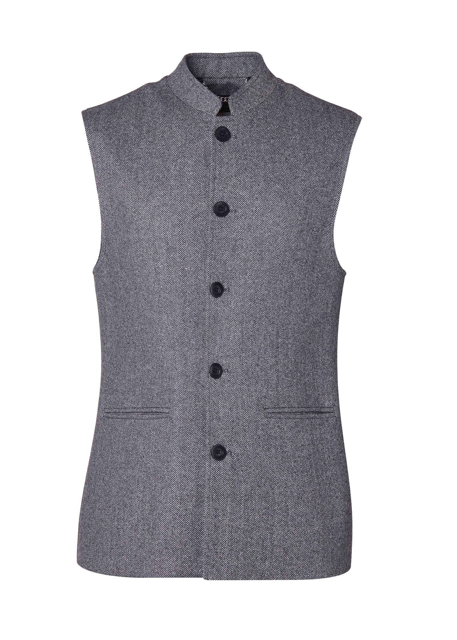 Nehru Gilet (Mono Herringbone) - Image 3