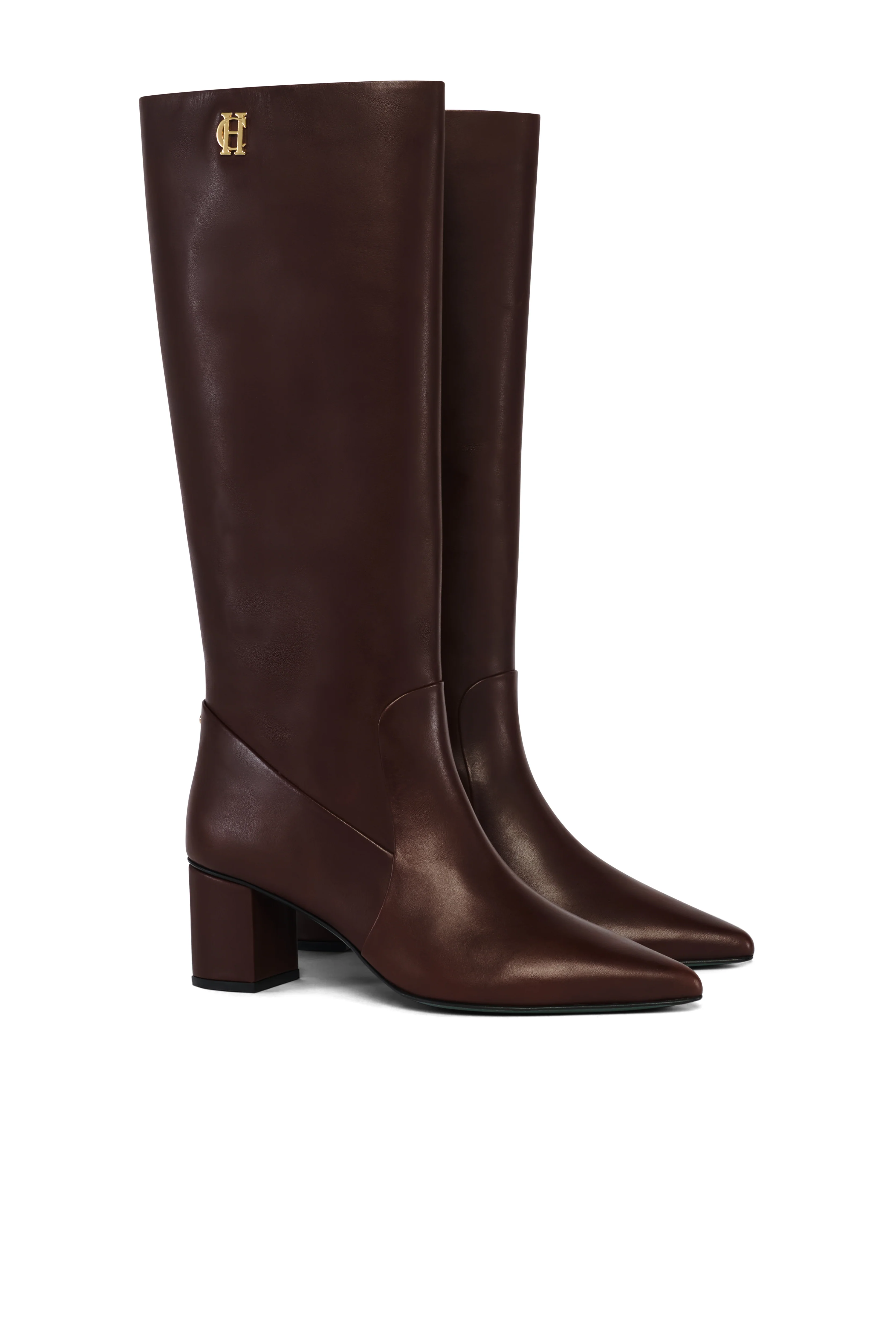 Regency Mid Heel Knee Boot (Rich Chocolate) - Image 8
