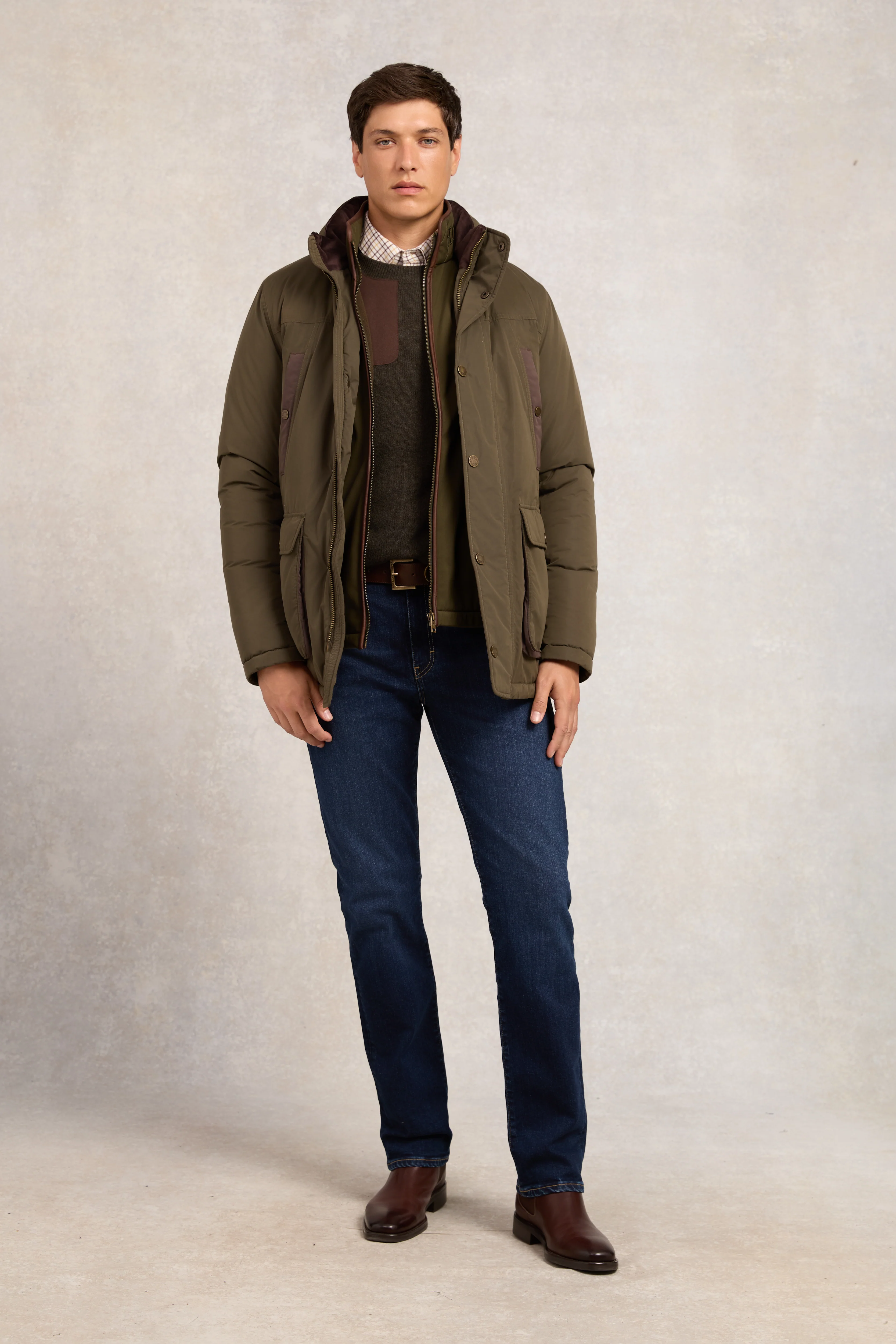 Men's Stamford Field Coat (Khaki) - Image 3