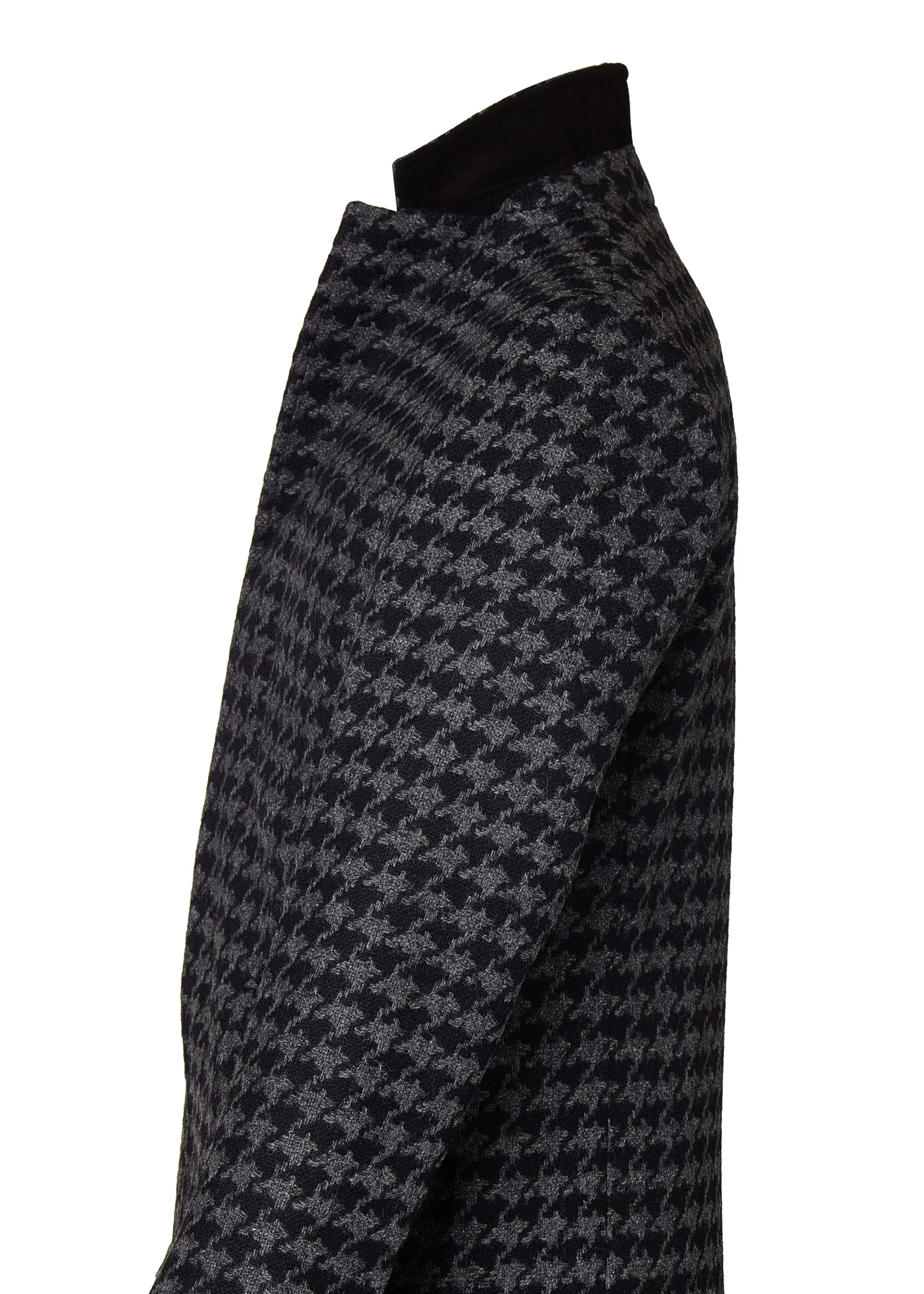 The Cheltenham Coat (Large Scale Charcoal Houndstooth) - Image 6