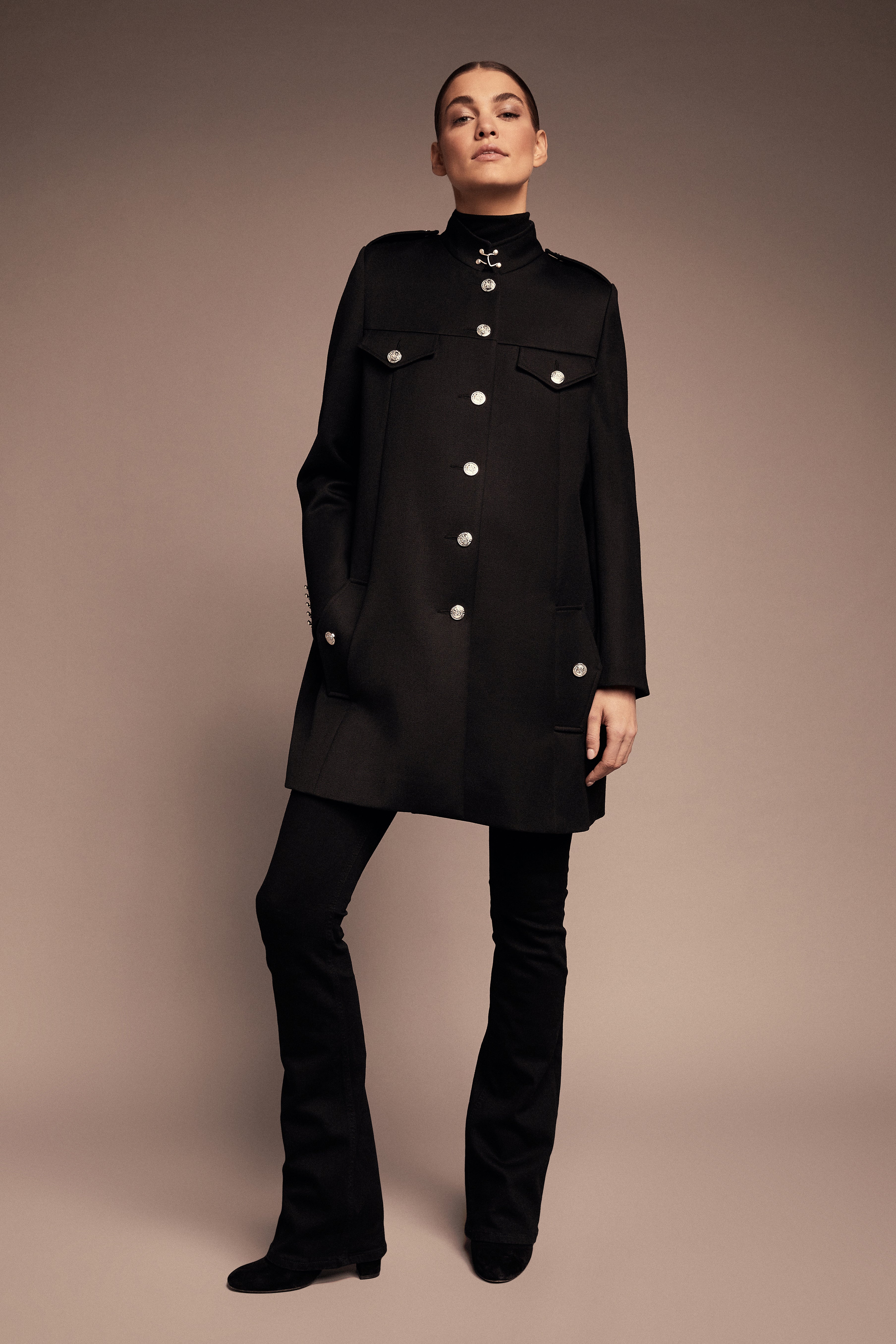 The Jubilee Highbury Cape Set (Black Twill) - Image 16